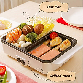 Mua Bộ bếp điện đá Granite BBQ&Hotpot 1200w ( Đen | Hồng ) - Home and Garden