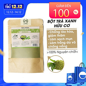Bột Trà Xanh hữu cơ UMIHOME (35g) nguyên chất bột...