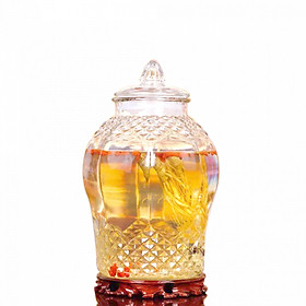 Bình Ngâm Rượu Kim Cương Thủy Tinh 8833 (Không Van)