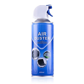 Bình Xịt Bụi Khí Nén Air Duster Vệ Sinh Laptop Hàng Màu Xanh Cao Cấp - Khí Xịt Cực Mạnh-Dru-hàng chính hãng 