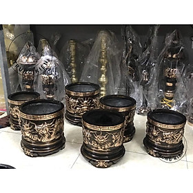 Mua Bát hương đúc và làm kỹ bằng Đồng đỏ nguyên chất