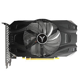 Thẻ đồ họa chơi game Yeston GTX1050Ti-4G D5 TD, tốc độ ghi 1291-1392MHz/7008MHz, bộ nhớ 4G / 128bit / GDDR5, cổng DVI-D/ HDMI/DP