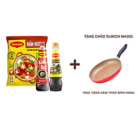 Tặng Chảo Elmich Maggi Combo Hạt nêm cao cấp MAGGI Nấm Hương gói 450g +