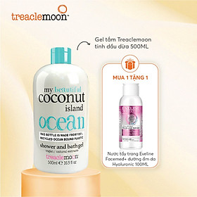 [TẶNG NƯỚC TẨY TRANG 100ML] Gel tắm tinh dầu dừa Treaclemoon 500ml