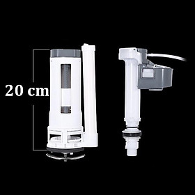 Mua Bộ xả bồn cầu - Cao 20 cm Nút nhấn chữ nhật