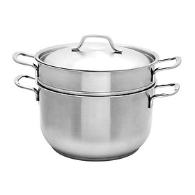 Mua Bộ xửng hấp 3 đáy inox 430 Fivestar Standard bếp từ nắp inox ( 24cm / 26cm