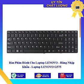 Bàn Phím dùng cho Laptop LENOVO G575 - Hàng Nhập Khẩu