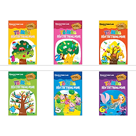 Combo Tô Màu Rèn Trí Thông Minh - 6 Cuốn - Education Lab - Vanlangbooks