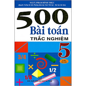 [Download Sách] 500 Bài Toán Trắc Nghiệm 5