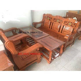 Bộ bàn ghế gỗ xoan như ý