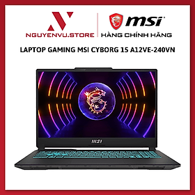 Mua Laptop Gaming MSI Cyborg 15 A12VE-240VN (i7-12650H | 8GB | 512GB | GeForce RTX 4050 6GB | 15.6  FHD 144Hz | Win 11) - Hàng Chính Hãng