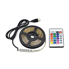 Đèn Dây LED RGB USB Chống Nước Có Điều Khiển (5V)