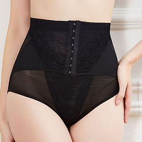 Quần lót gen định hình bụng móc cài lưới cao cấp