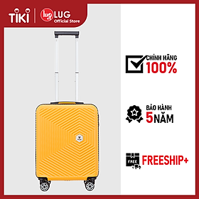 Vali Kéo Du Lịch LUG Thương Hiệu Aber AB1195 Size 20, Nhựa ABS Hạn Chế Trầy Xước, Khóa Số Bảo Mật An Toàn - Yellow - 20inch