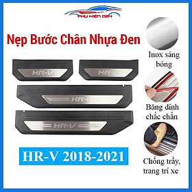 Bộ nẹp bước chân ngoài nhựa đen ô tô HRV, HR-V 2018-2019-2020