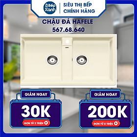 Chậu đá Hafele 567.68.640 - Hàng Chính Hãng