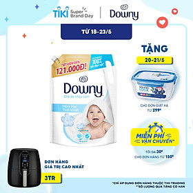 Nước Xả Vải Downy Dịu Nhẹ Túi 2.6L cho Da Nhạy Cảm