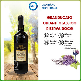 Rượu Vang Đỏ Granducato Chianti Classico Riserva DOCG 750ml 13.5% - Ý - Hàng Chính Hãng