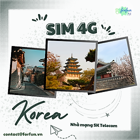 Sim 4G du lịch Hàn Quốc [Giá rẻ - Hỗ trợ 24/7