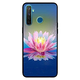 Ốp lưng dành cho Realme 3 - Realme 3 Pro - Realme 5 / 5s / 5i / 6i / 6i - Realme 5 Pro mẫu Sen Xanh Hồng