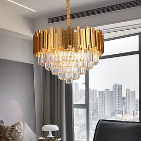 Mua Đèn thả mâm NOWFA pha lê loại tròn D600 kiểu dáng hiện đại  độc đáo trang trí nội thất sang trọng - (105).
