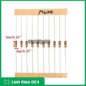 Trở Vạch 1/4W 5% 160R→1K (1990đ/Gói 50Con)