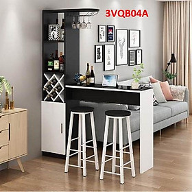 Mua Quầy bar mini  quầy bar kiêm vách ngăn phòng khách nhà bếp 3VQB04A ( Không kèm ghế )