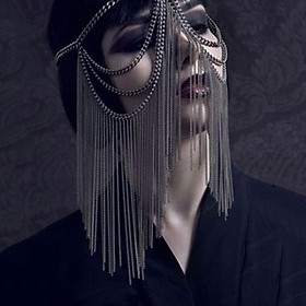 Punk Tassel Chain Head Jewelry Headband Headpiece Face