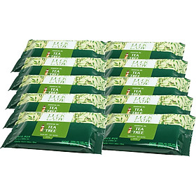 Combo 10 Gói Khăn Ướt Luck Lady Tea Tree Oil (10 Tờ/ Gói)