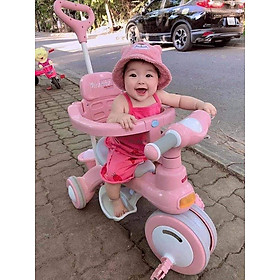 XE ĐẨY 3 BÁNH 618 CÓ ĐÈN VÀ NHẠC CHO BÉ