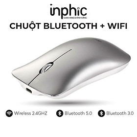 Mua Chuột không dây Bluetooth pin sạc Inphic PM9BS - sử dụng cho Macbook  Windows - Hàng Nhập Khẩu
