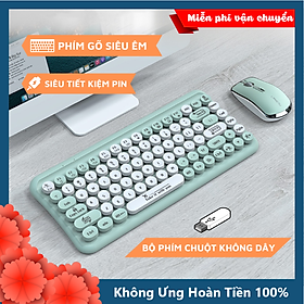 Mua Bộ Bàn Phím Không Dây Cao Cấp LT700 Thiết Kế Cực Đẹp  Pin Trâu  Kết Nối Đa Năng Qua Cổng USB 2.4GHz Cho Máy Tính  Laptop-HÀNG CHÍNH HÃNG