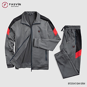Bộ quần áo thể thao nam Fasvin BT22552.HN vải thun nỉ cao cấp co giãn thoải mái chất lượng hàng nhà máy