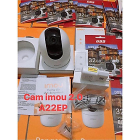 Camera IP WIFI IMOU RANGER 2 + Thẻ Nhớ  DSS 32Gb siêu nét - Hàng chính Hãng