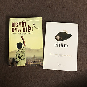 Combo 2 cuốn: Chậm Milan Kundera + Người Đua Diều Khaled Hosseini