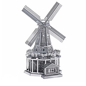 Mô hình kim loại lắp ráp 3D Metal Mosaic Cối Xay Gió