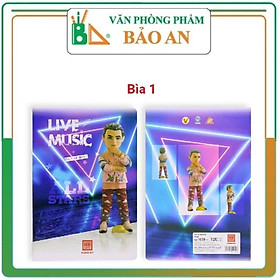 Vở Kẻ Ngang HH 120 Trang Pupil Music (1059) Thiết Kế Phong Cách Mới Lạ Phù Hợp Giới Trẻ Với Hình Ảnh Nhân Vật Được Tạo Hình Bằng Sáp Độc Đáo