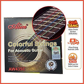 Mua Dây Đàn Guitar Acoustic Màu Sắc Cá Tính AW435C