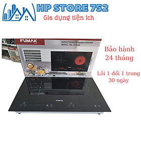 Mua Bếp đôi Fumak 1 từ - 1 hồng ngoại FM-CF2000 - Hàng chính hãng - Công nghệ thông minh tiết kiệm điện