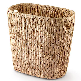 Mua Sọt lục bình hình oval  giỏ để đồ đa năng  đồ để văn phòng tiện dụng  sọt rác văn phòng