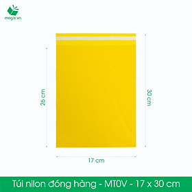 MT0 - 17x30 cm - Túi nilon TIẾT KIỆM gói hàng - 100 túi niêm phong đóng hàng