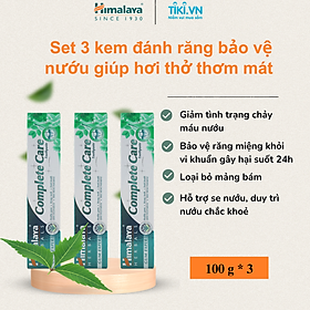 Combo 3 TUÝP KEM ĐÁNH RĂNG BẢO VỆ NƯỚU HIMALAYA COMPLETE CARE TOOTHPASTE