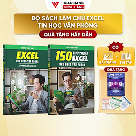 Combo 2 Sách Excel Và 150 Thủ Thuật Ứng Dụng Văn Phòng Từ Cơ Bản Đến Nâng Cao  - N1