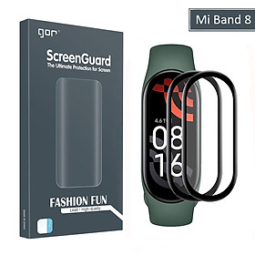 Dán màn hình 3D GOR cho Đồng Hồ Xiaomi Mi band 8 - Hàng Chính Hãng