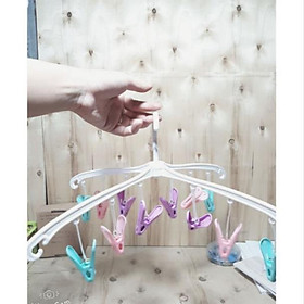 Mua Mắc trùm kẹp phơi quần áo khăn mặt tất em bé đa năng