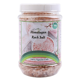 Muối Hồng Himalaya Dạng Hạt (500g) – Theo Tiêu Chuẩn Muối Ăn Bộ Y Tế
