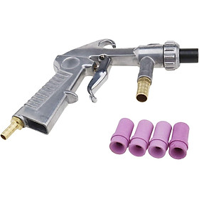Bộ dụng cụ đầu vòi phun gốm 8 trong 1 Airblasting Sandblasters 4.5mm/5mm/6mm/7mm