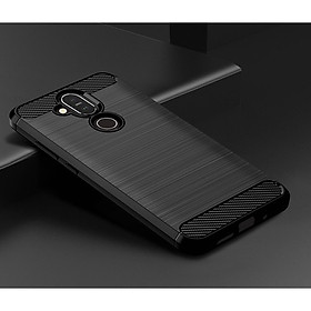 Ốp lưng chống sốc Vân Sợi Carbon cho Nokia 8.1