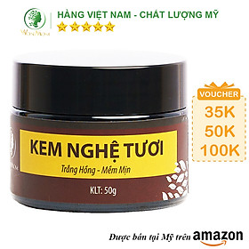 Kem nghệ tươi dưỡng da trắng mịn, sạch sạm nám Wonmom 50g