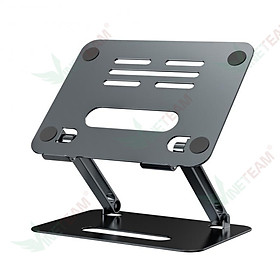 Mua Giá Đỡ Máy Tính Laptop iPad Macbook Hợp Kim Nhôm Cao Cấp VINETTEAM P43 Chỉnh Độ Cao Hỗ Trợ Tản Nhiệt Chống Mỏi Cổ Vai Gáy - Hàng Chính Hãng